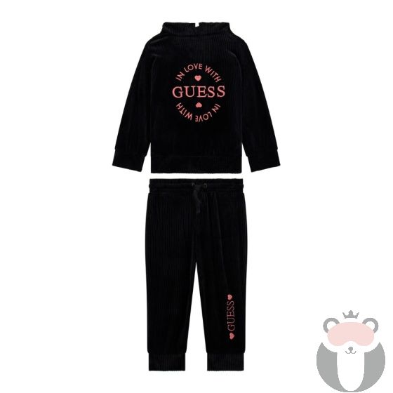 Guess Спортен комплект за момиче JET BLACK