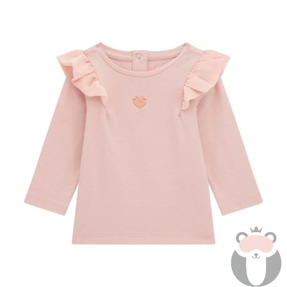 Guess Официална детска блуза с харбали Pink Roses