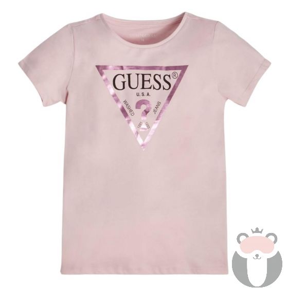 Guess детска тениска за момиче Basic Alabaster Pink