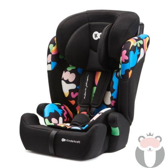 Kinderkraft Бустерна седалка Comfort up i-size, Happy Shapes
