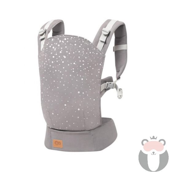 Ергономична раница за бебе KinderKraft NINO, CONFETTI GREY