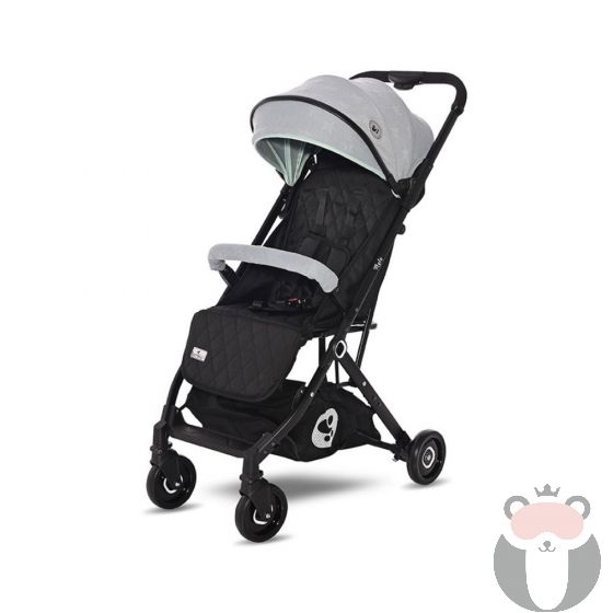 Lorelli Детска лятна количка с покривало Myla, Silver Blue Stars