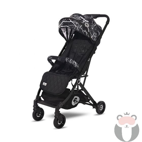 Lorelli Детска лятна количка с покривало Myla, Black Marble