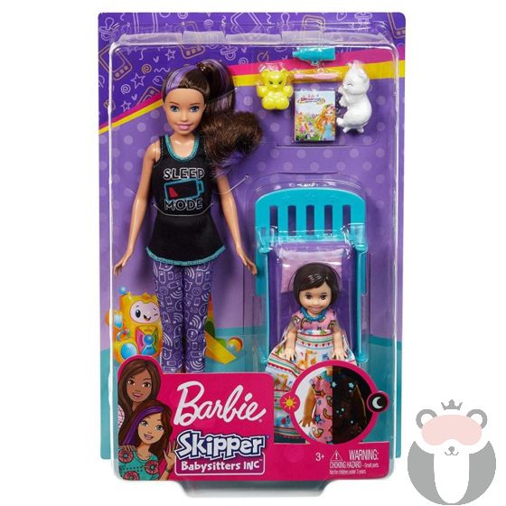 Комплект Mattel BARBIE Детегледачка Време е за сън