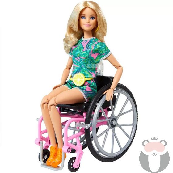 Кукла Mattel BARBIE Fashionistas 165 с инвалидна количка 3402294