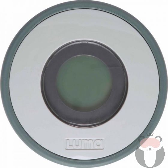 Luma Дигитален термометър за баня със светлинен индикатор Sage Green