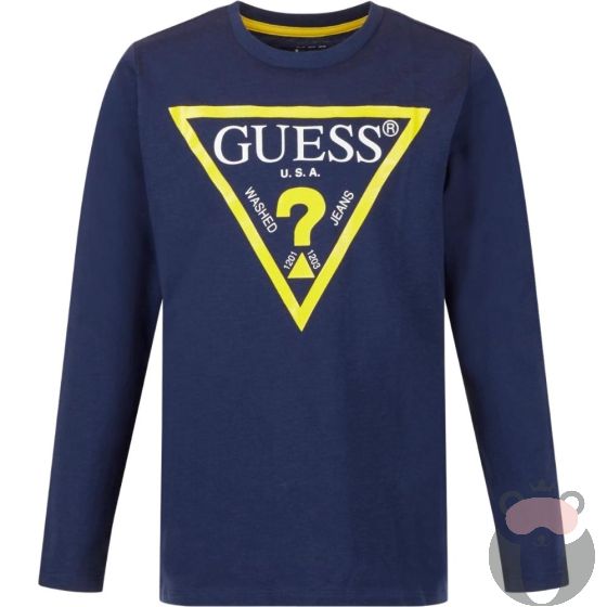 Guess детска блуза с дълъг ръкав унисекс Basic