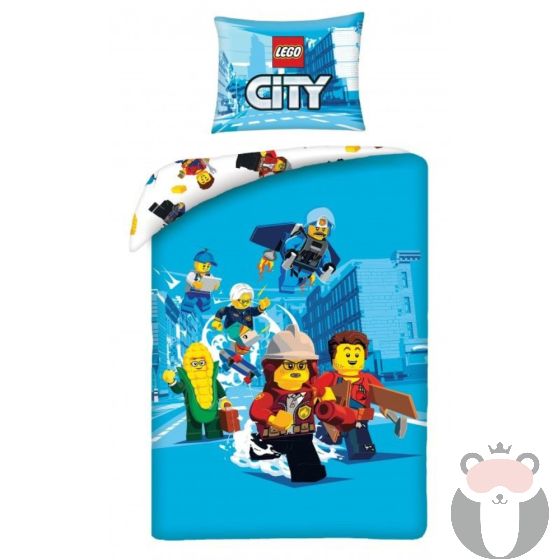 Детски спален комплект LEGO City Blue