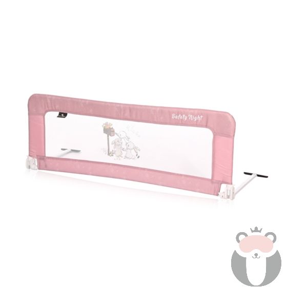 Lorelli Преграда за легло SAFETY NIGHT, Beige Rose RABBITS