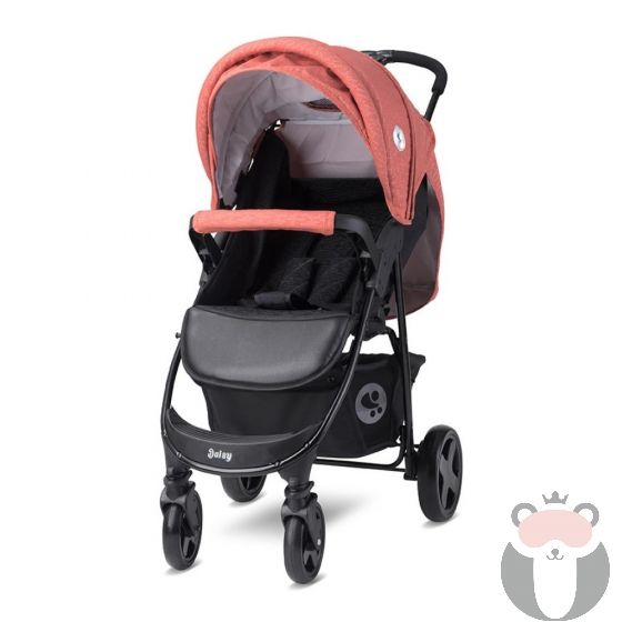 Lorelli Детска количка Daisy Basic с покривало, Black&Ginger Orange