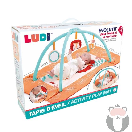 LUDI Килимче с активна гимнастика лъвче