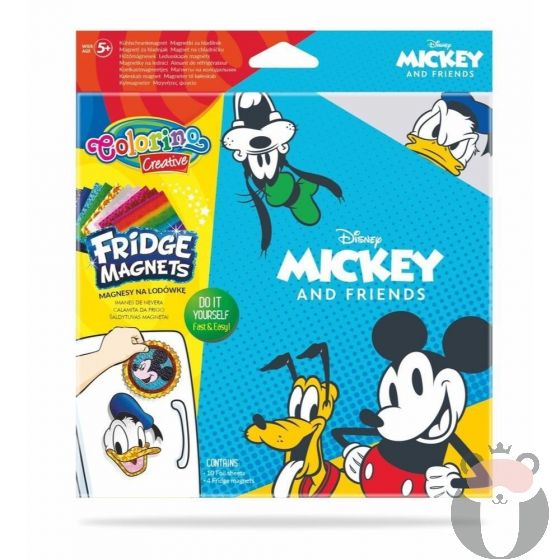 Направи си сам - магнити за хладилник Mickey Mouse Colorino Disney