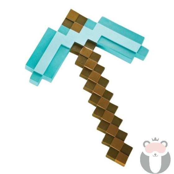Minecraft Пластмасова диамантена кирка 40 cm