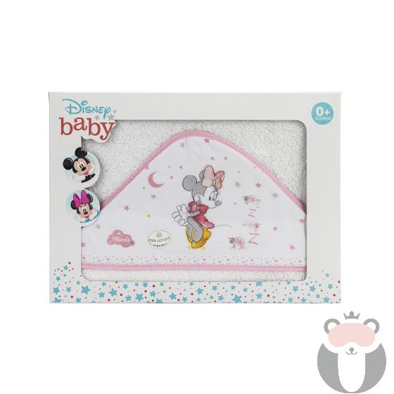 Interbaby бебешка хавлия 100х100см Disney Minnie Limited Edition 