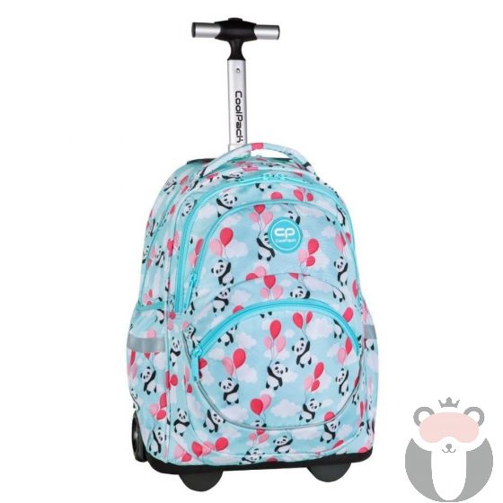COOLPACK  Ученическа раница на колела STARR - Panda Balloons