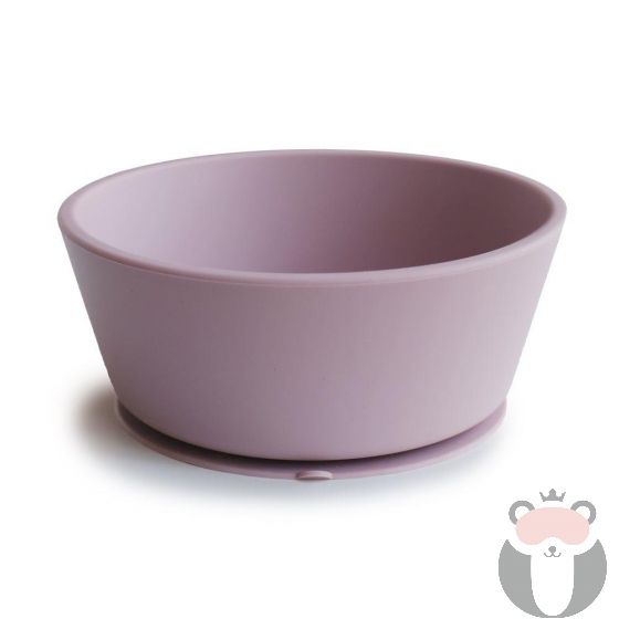 Mushie Силиконова купичка с вакуум, Soft Lilac