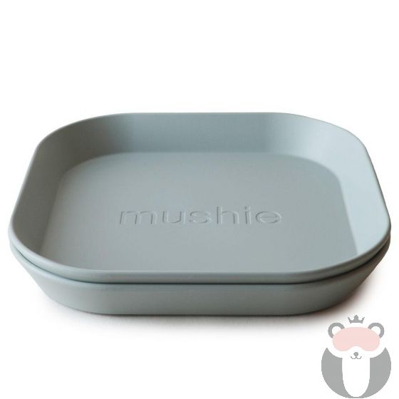 Mushie Комплект чинийки за хранене, Sage
