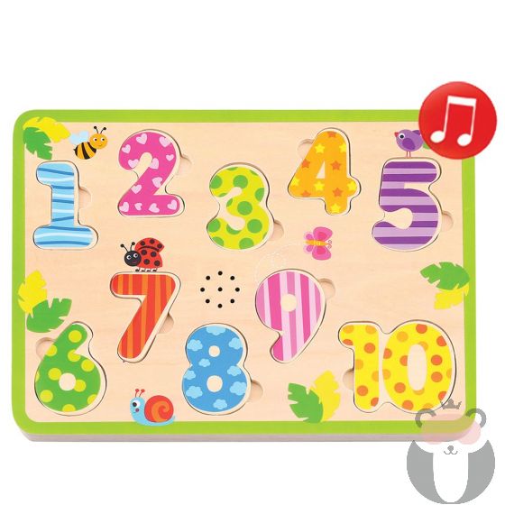 Музикален пъзел, Числата от 1 до 10, Tooky Toy