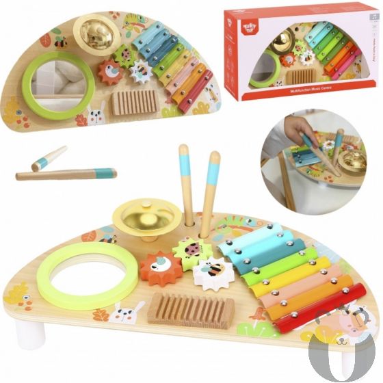 Масичка с детски музикални инструменти Tooky Toy