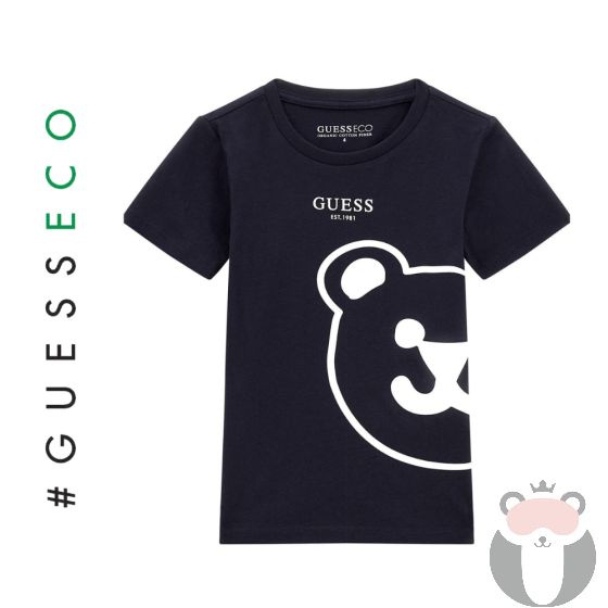 Guess Детска тениска за момче ECO BEAR Smart Blue