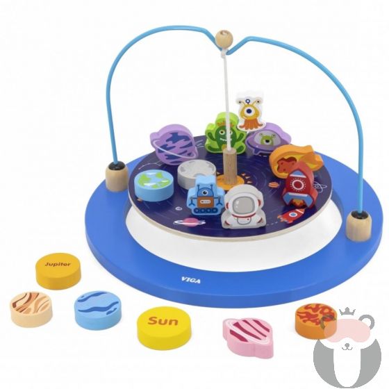 Viga Toys Образователна игра за баланс - Слънчева система
