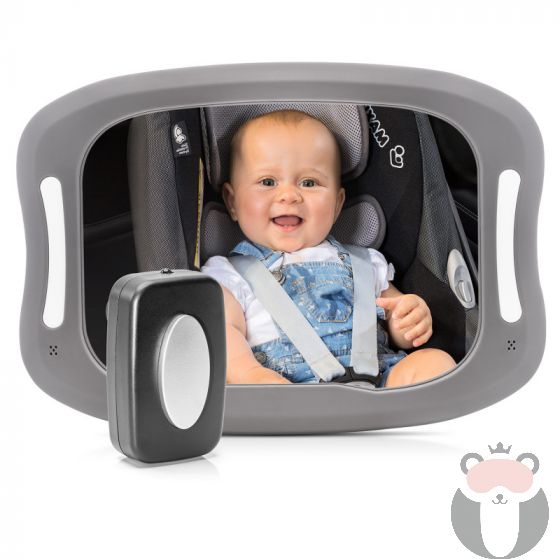 Огледало за наблюдение в автомобил Reer BabyView LED