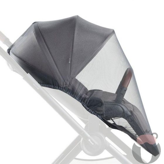 Универсален комарник за бебешка количка Hauck Grey
