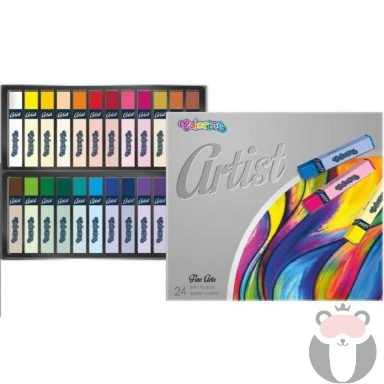 Colorino Arist Сухи пастели 24 цвята