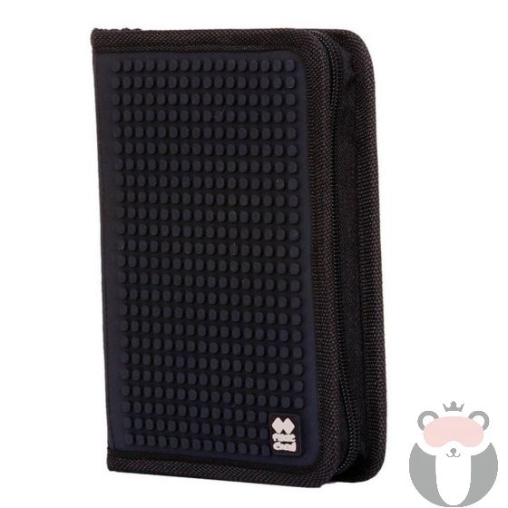 Несесер за моливи Pixie Crew PXA04, Цветно каре/Черен