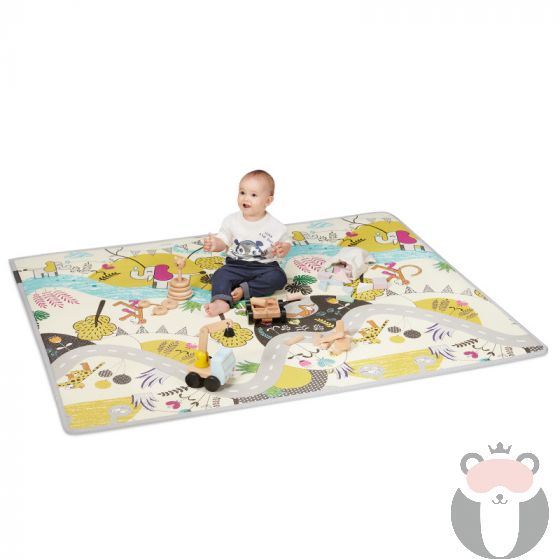 Детски двулицев килим/подложка за игра KinderKraft MATTY, 150х180см