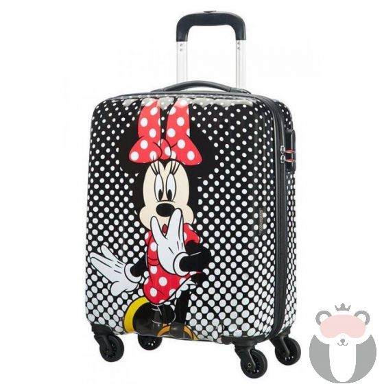 American Tourister Детски куфар за път 55см Disney Legends Minnie Mouse Polka Dot