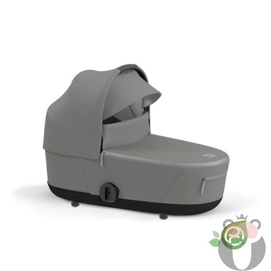 Cybex Кош за новородено Mios 3 Lux New Generation Eco, Pearl Grey