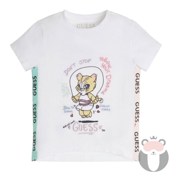Guess Детска тениска за момиче, Pure White
