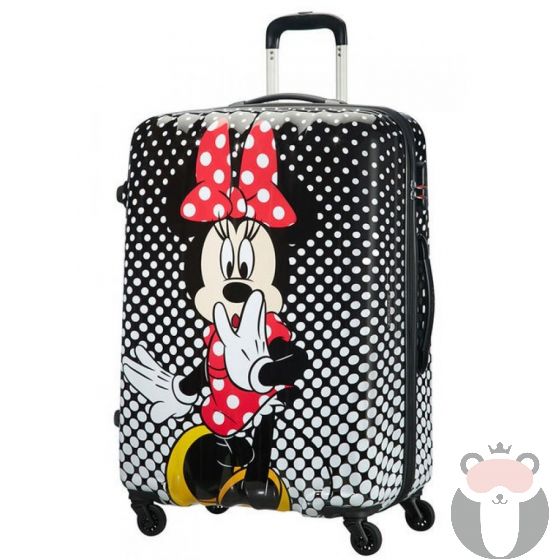 American Tourister Детски куфар за път 75см Disney Legends Minnie Mouse Polka Dot