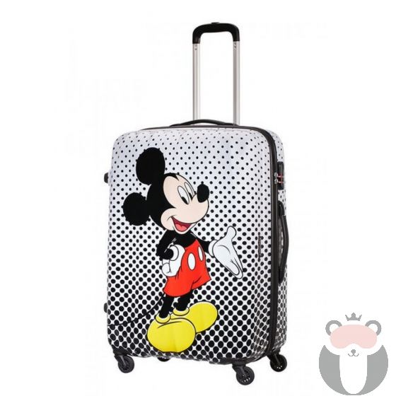 American Tourister Детски куфар за път 75см Disney Legends Mickey Mouse Polka Dot