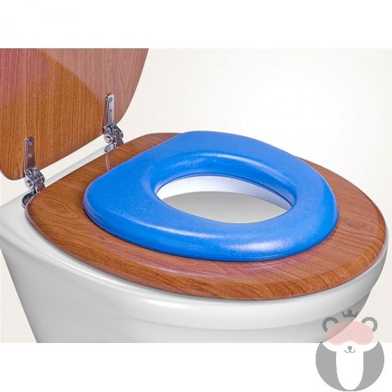 Reer 4811.1 мека седалка за тоалетна синя