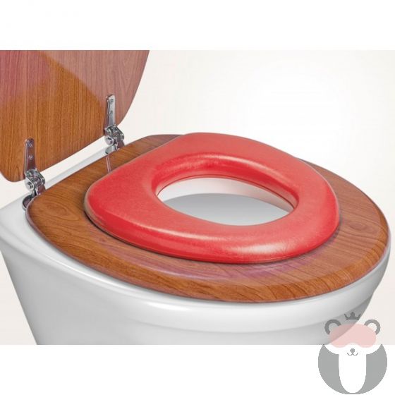 Reer 4811.2 мека седалка за тоалетна червена