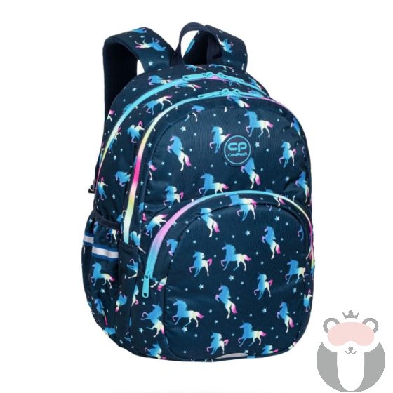 Coolpack Ученическа раница Rider - Blue unicorn