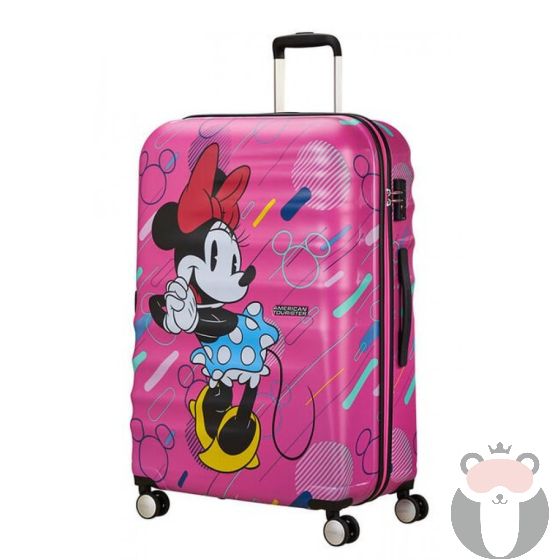 Samsonite Детски куфар на 4 колела American Tourister 77 см. Minnie Future Pop