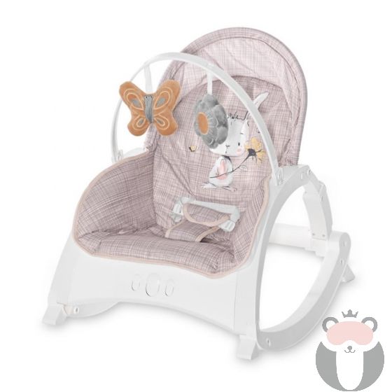 Lorelli Бебешки шезлонг Enjoy, Beige Daisy