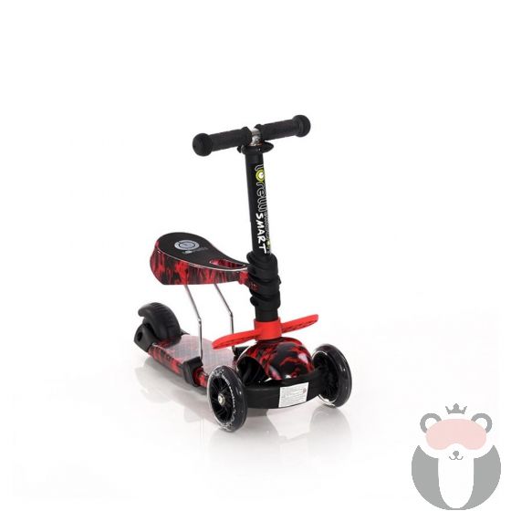 Lorelli Детска Тротинетка Smart, Red Fire