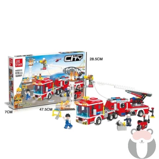 Sonne Детски конструктор Пожарна NYFD с играчки P1440508