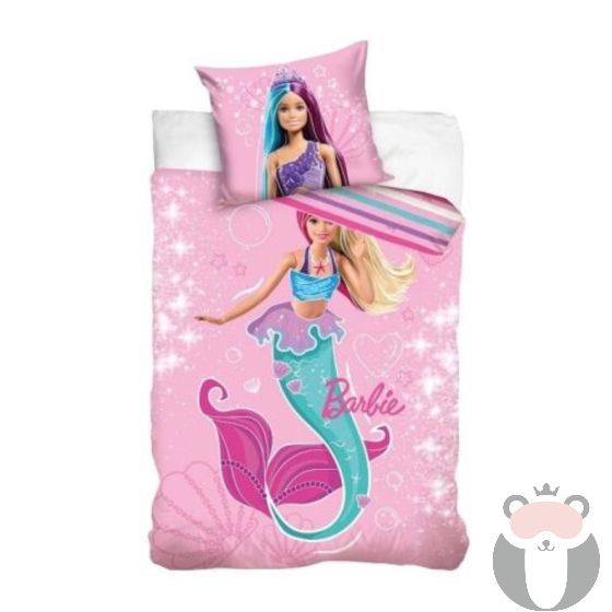 Sonne Детски спален комплект Barbie с блясък PAT30283
