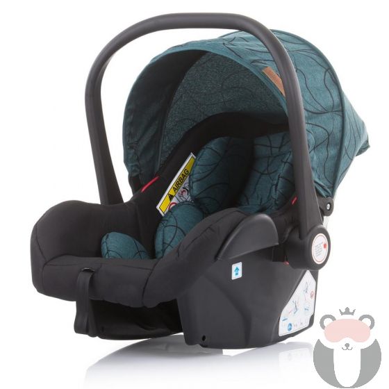 Chipolino Столче за кола с адаптор 0-13кг Естел, Авокадо