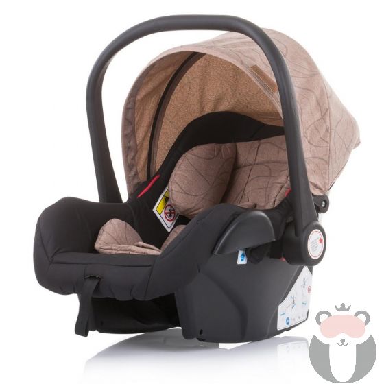 Chipolino Столче за кола с адаптор 0-13кг Естел, Хумус