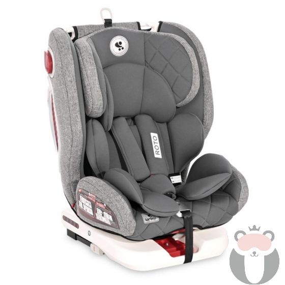 Lorelli Детско столче за кола Roto IsoFix, Grey - 0-36 кг.