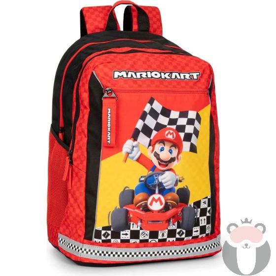 Super Mario Ученическа раница Mariokart Red 