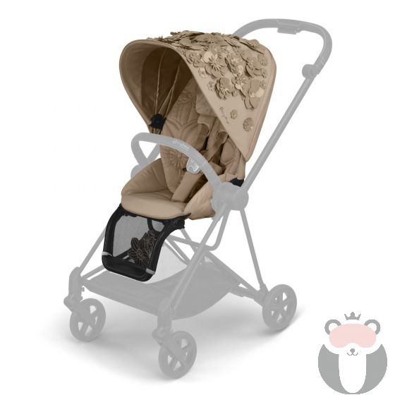 Тапицерия за луксозна седалка Cybex Mios Seat pack SIMPLY FLOWERS Nude Beige
