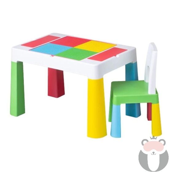 Tega Baby Комплект маса със стол Multicolor