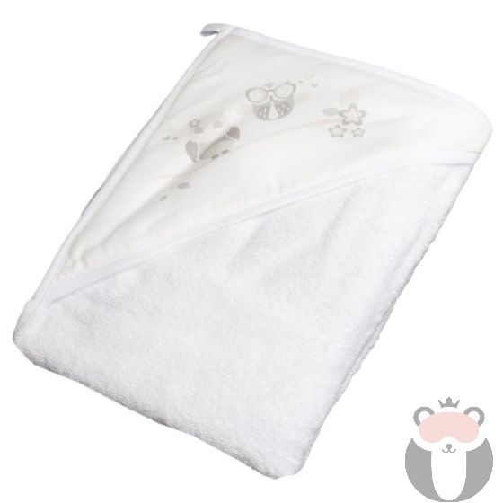 Tega Baby  Бебешка хавлия с качулка Baby Owl 80х80 см.
